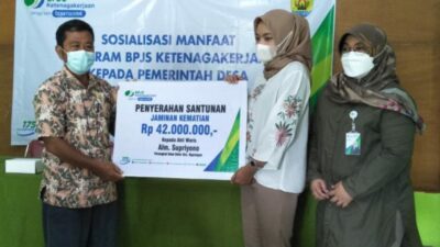 Santunan Kematian Puluhan Juta Rupiah Diterima Warga Lewat Program Gampang Kerja